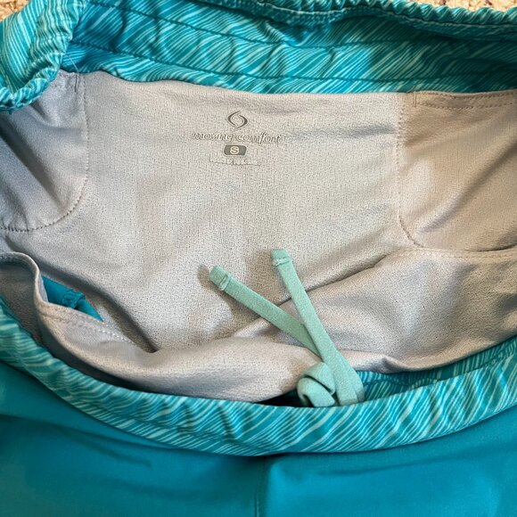 Turquoise Moving Comfort Women's Running/Workout Shorts Size Small - Picture 8 of 8